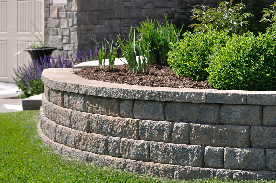 brick concrete stones for landscaping