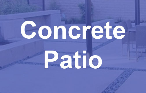 concrete patio