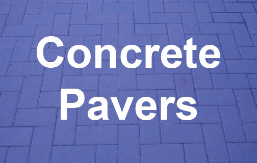 concrete pavers